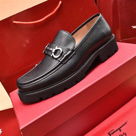 replica ferragamo men shoes|ferragamo leather.